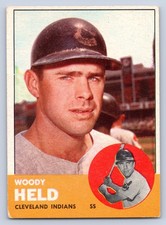1963 Topps #435 Woodie Held
