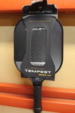 Paddletek Tempest Wave V3 Carbon Fiber Pickleball Paddle - Platinum Black/Gray 