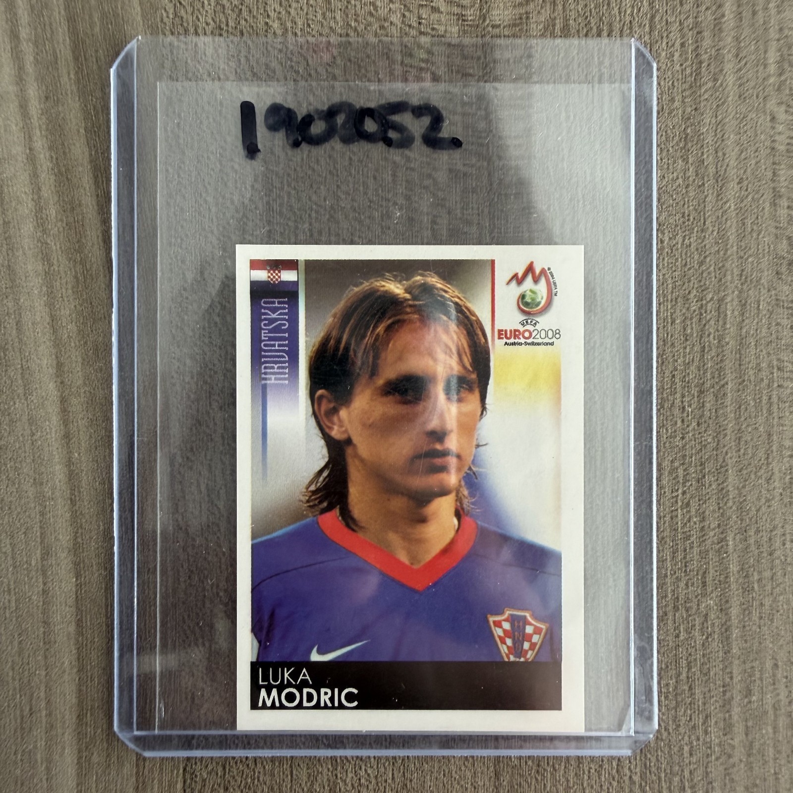 LUKA MODRIC ROOKIE STICKER CROATIA EURO 2008 STICKER PANINI #194 REAL MADRID