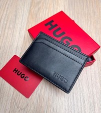 Hugo Boss Cardcase Genuine Leather Slim Card Holder Wallet_ Subway