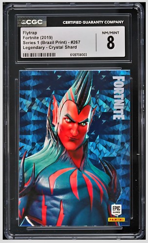 2019 CGC 8 Panini Fortnite Series 1 Flytrap Crystal Shard #267 Legendary
