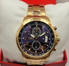  Brand New Invicta Specialty Men's Chronograph Watch - 45mm, Gold 13785