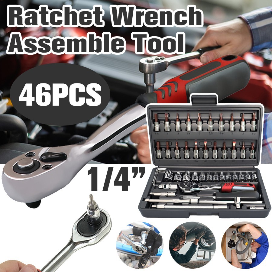 46-Piece Professional Tool Set, Multifunctional Toolbox alternate view 2