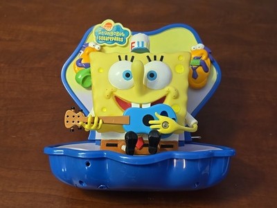 Rare 2003 SpongeBob SquarePants Swap N Bop Singing Dancing Toy Nickelodeon FUN