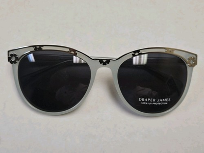#ad New Draper James DJ7041 416 Milky Blue Grey 55 18 135 Sunglasses $38.99