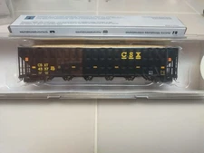Trainworx N scale CSX 6-door Woodchip Hopper, CSXT 433749, NEW Rare 