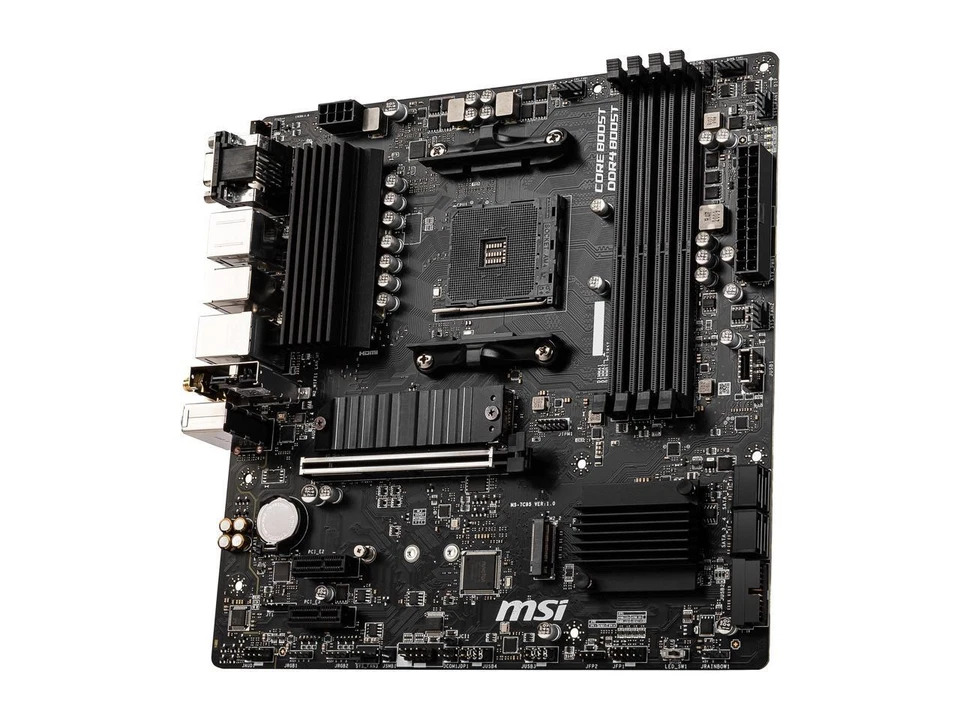 MSI PRO B550M PRO-VDH WIFI AM4 AMD B550 USB 3.0 Micro ATX AMD Motherboard - Image 3 of 4