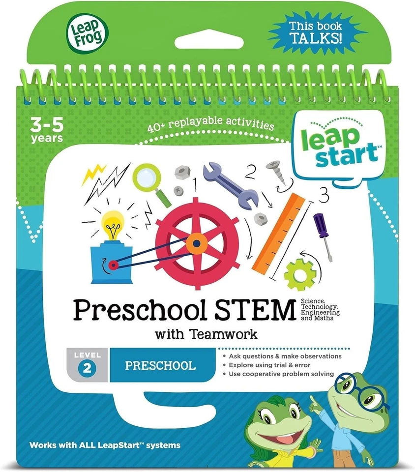 Libro de actividades LeapStart Pre-Kindergarten: Pre-K STEM Science, Technology, Eng... Foto 2 de 4