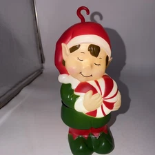 Cracker Barrel Holiday Blow Mold LED Lighted Decoration Christmas Elf NEW