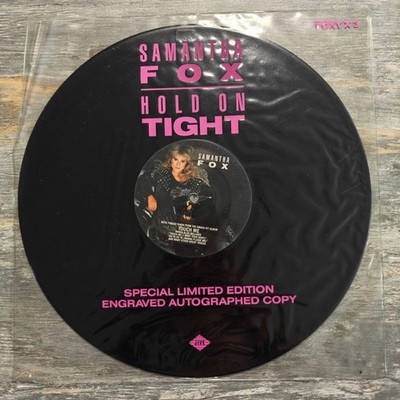 Samantha Fox Hold On Tight 12'' Picture Disc FOXY X 3 Jive Ltd Edition