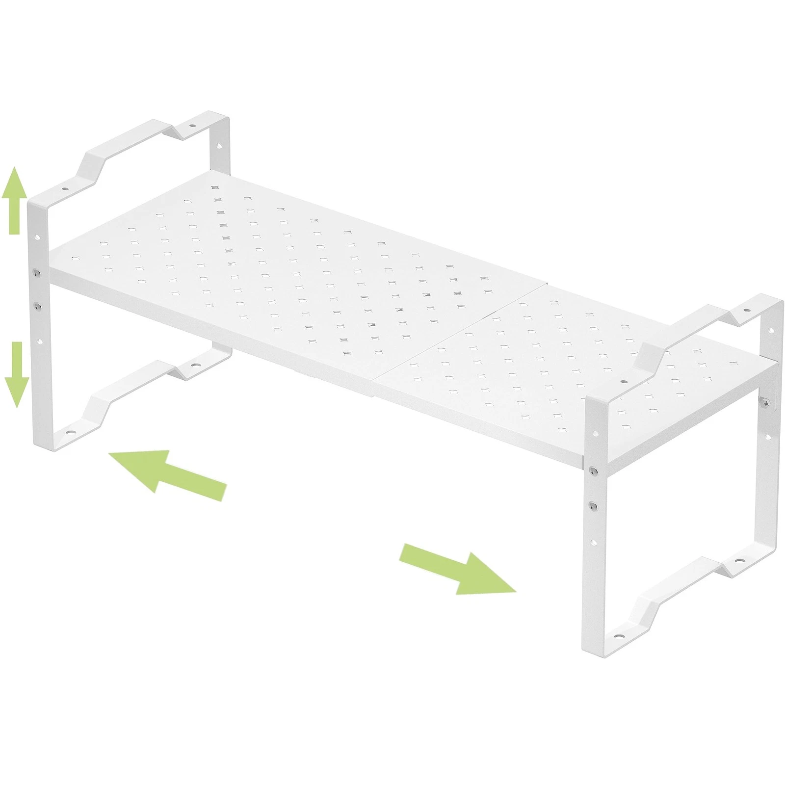 Expandable Shelf for Cabinet Organizer Adjustable Stackable Spice Rack at Kit...