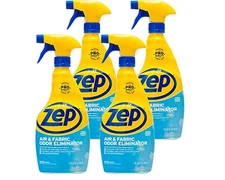 Zep Air & Fabric Odor Eliminator Spray 32oz  Professional Odor Neutralizer 4pk