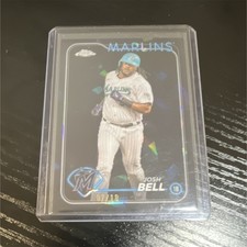 2024 Topps Chrome Sapphire Edition Black /10 Parallel Josh Bell
