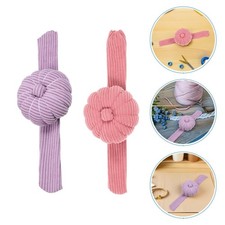 2 Pcs Corduroy Pin Plug Small Cushion Cute Cushions for Sewing Wrist