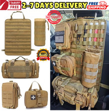 Universal Tactical Car Truck Vehicle Seat Back Organizer MOLLE Panel Bag Pouches