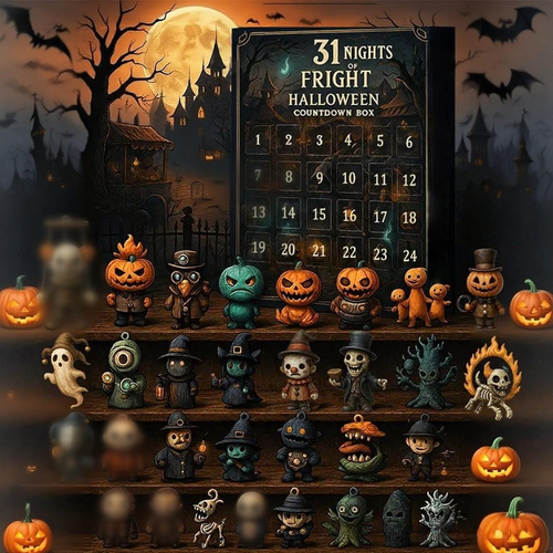 31 Nights of Fright Halloween Countdown Box, Advent Calendar with Horror Figures - Picture 9 of 12
