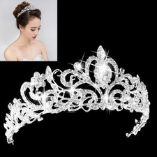 Bridal Wedding Princess Crystal Rhinestone Tiara Crown Hair Band Prom Headband D
