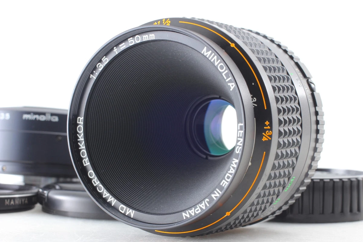 Minolta MD f/3.5 Camera Lenses 50mm Focal for sale | eBay