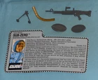 GI G.I. Joe gijoe SUB-ZERO WEAPONS + FILE CARD LOT parts gun ammo belt FREE SHIP