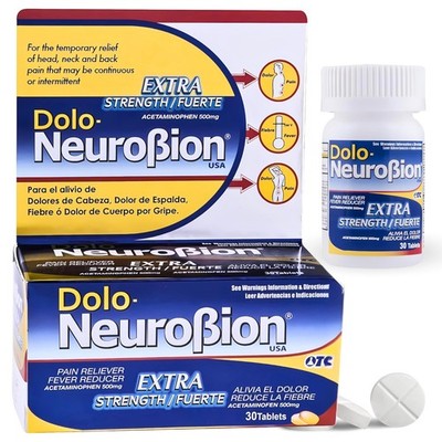 Dolo Neurobion 30 Tablets - Pain Reliever, Fever 30 Count (Pack of 1) 