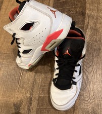 Nike Jordan Flight Club 91 Shoes White Boys Size 7Y Sneakers Basket Ball DM1685