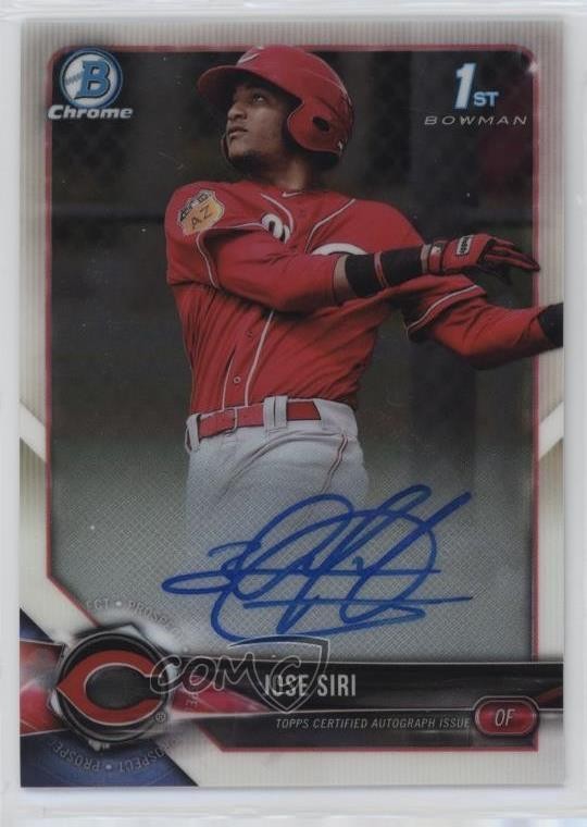 2018 Bowman Chrome Prospect Auto Jose Siri #CPA-JS Auto