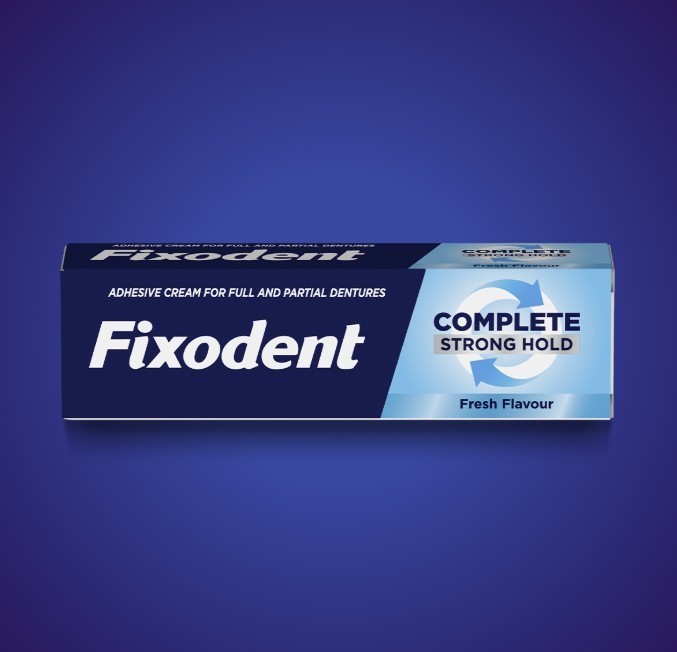 Fixodent Complete Denture Adhesive Cream | 47g for Secure Hold