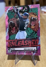 Ken Griffey Jr 2021 Donruss UNLEASHED Insert PINK FIREWORKS Parallel Seattle
