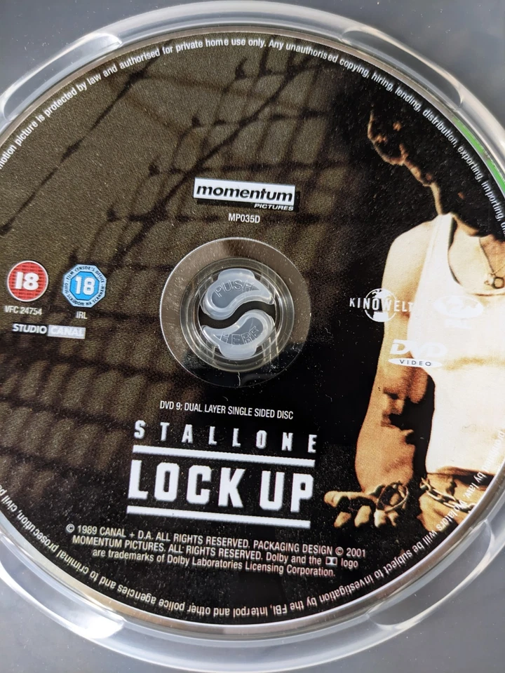 Lock Up DVD ❤️(2002) Sylvester Stallone, Flynn (DIR) cert 18 Fast and FREE P & P - Image 3 of 3