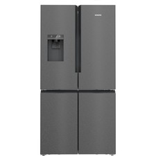 Image of Graded Siemens KF96DPXEA iQ700 American Fridge Freezer - Brushed Black Steel