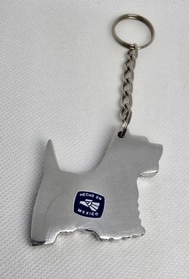 Scottish Terrier Scottie Dog Keychain Keyring Metal Hecho En Mexico Pet Lover