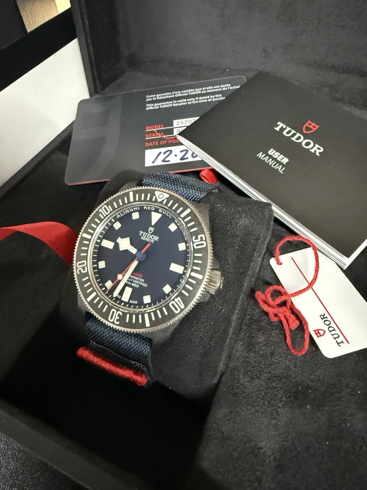 TUDOR Pelagos FXD esfera azul carbono 42 mm Alinghi Red Bull Racing 25707KN0001 Foto 2 de 4