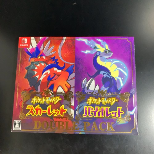 Unopened SW Pokemon Scarlet and Violet Double Pack Nintendo Switch Sealed RPG