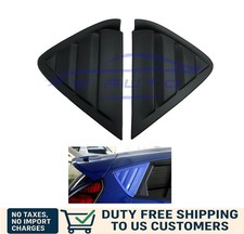 Matte Black Rear Mirror Window Cover For Ford Fiesta 5dr Hatchback 2010 - 2018 Matte Black Rear Mirror Window Cover For Ford Fiesta 5dr Hatchback 2010 - 2018