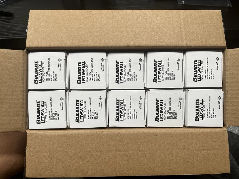 20 Bulbrite 5 Watt B11 Dimmable Candelabra (E12) LED Bulb 776204 / 861687 3000K - Image 4 of 4