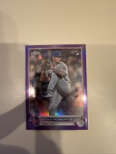 2022 Topps Chrome ETHAN ROBERTS Rookie (RC) Purple Refractor- cubs