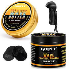 Wave Butter 360 Wave Grease for Men, Wave Pomade for Layered Waves, Moisture, Co
