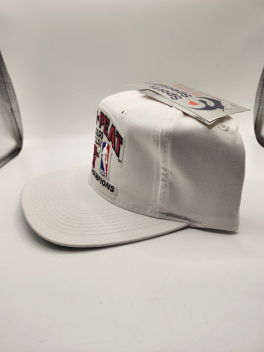 90s VTG CHICAGO BULLS Sports Specialties THREE PEAT 3 NBA