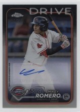 2024 Topps Pro Debut Chrome Refractor Auto 62/99 Mikey Romero #PDC-44 Auto 12wz