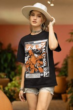 Anime Vintage Special Anime Digimon Black T Shirt