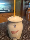 Red Wing Stoneware Rapidan Creamery Small Beige Ceramic Jar w/ Lid 8.5in