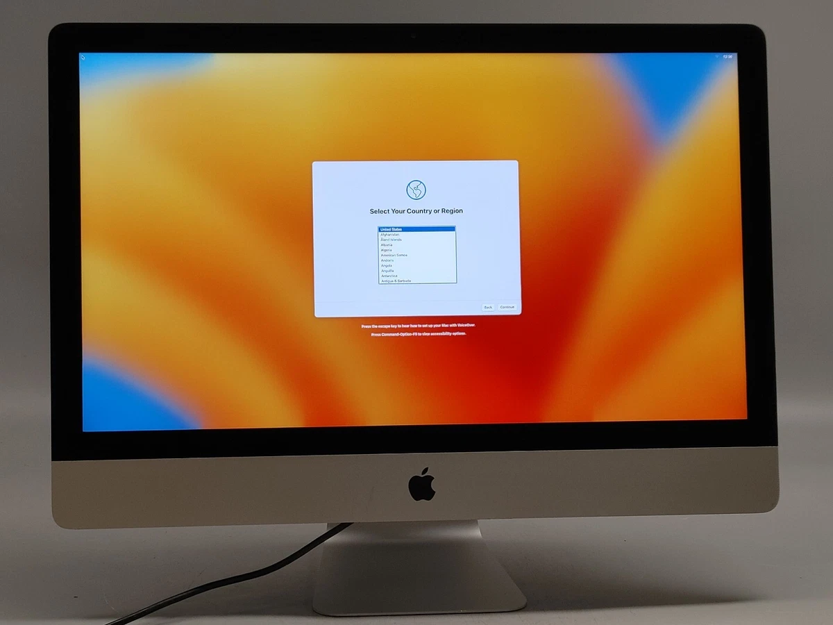 Apple iMac Intel Core i5 7th Gen. 2017 Release Year Apple Desktops