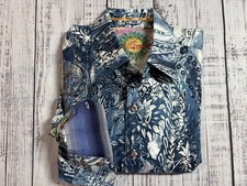 NEW Mens Robert Graham shirt Sz L RARE Vintage Print 0753