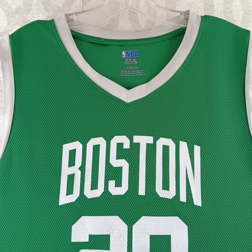 Boston Celtics Jersey Mens Extra Large Green White Gordon Hayward NBA TX3 Cool - Foto 5 di 9