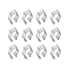 12 Pcs T8  U Clip Bracket Holder
