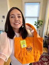 NEW TRADER JOE'S HALLOWEEN MINI CANVAS TOTE BAG - SET Of 4 -  READY TO SHIP!