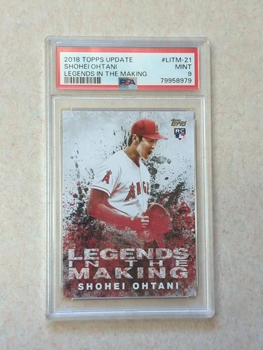 2018 Topps Update Shohei Ohtani Legends In The Making PSA 9