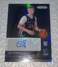 Cam Spencer 2024-25 Panini Prizm Auto Sliver RC Timberwolves #RSI-BSG