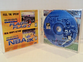 NFL 2K (Sega Dreamcast, 1999) Complete With Manual 'Tested'