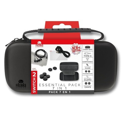 Freaks and Geeks Nintendo Switch 2 Zubehör-Set 7-in-1   Tasche/Case, 0,3mm